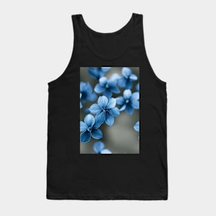 Beautiful Blue Flowers, for all those who love nature #92 Tank Top